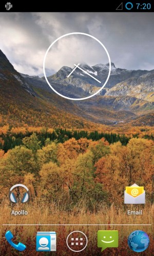 replicant-4.2-crespo-homescreen